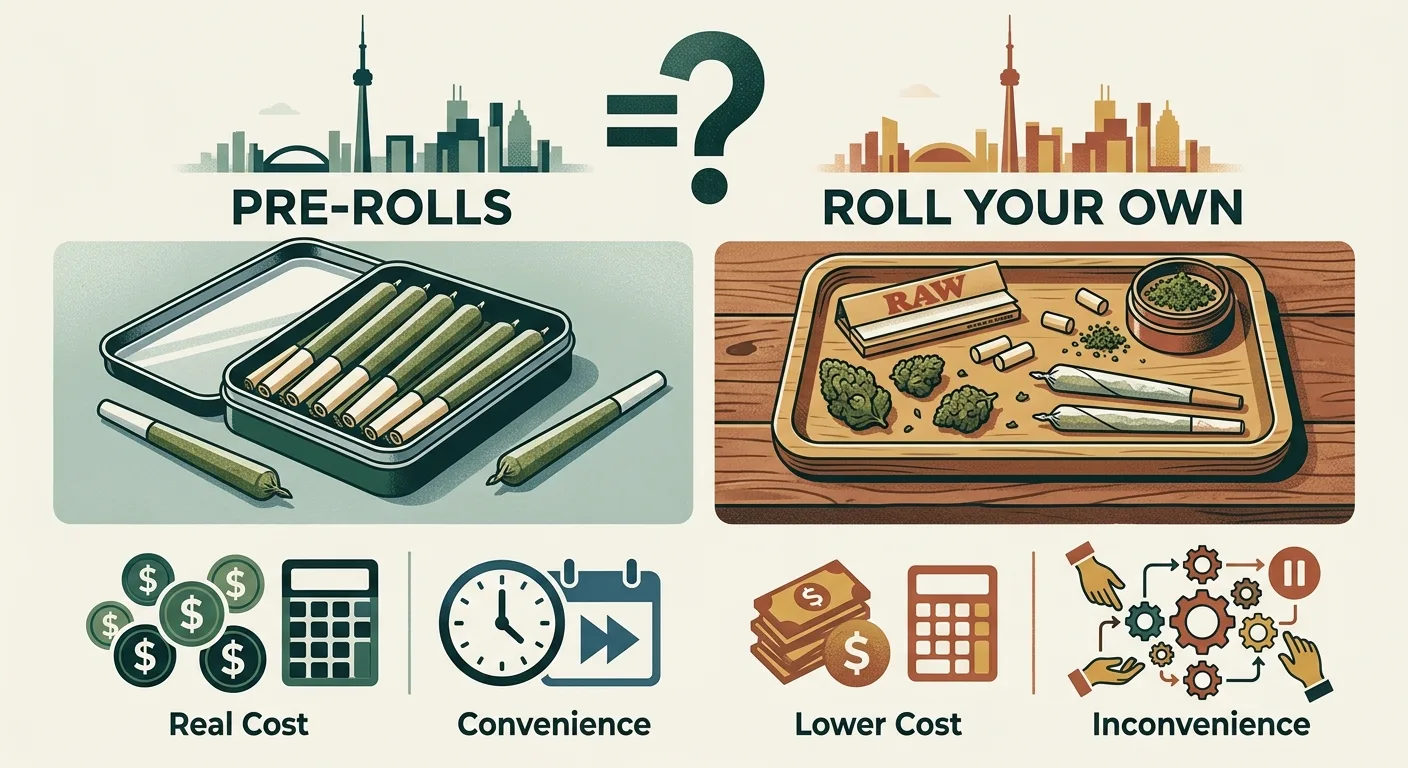 Pre-Rolls vs Rolling Your Own: The Real Cost and Convenience Math for Toronto Cannabis Consumers