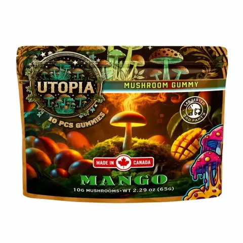 Utopia 10,000mg Mushroom Gummies - Mango
