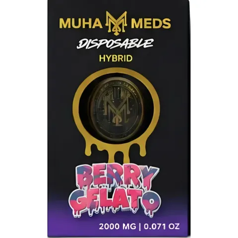 Muha Meds - 2000mg Vape Pen - Berry Gelato