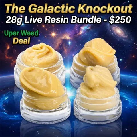 The Galactic Knockout 28g Live Resin Bundle - $250