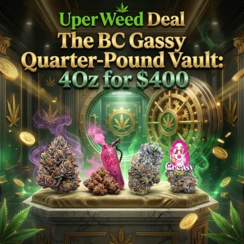 The BC Gassy Quarter-Pound Vault: 4oz for $400