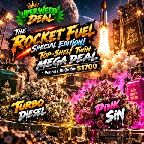 THE ROCKET FUEL SPECIAL EDITION! Top-Shelf Twin MEGA DEAL [1 Pound / 16 Oz for $1700]