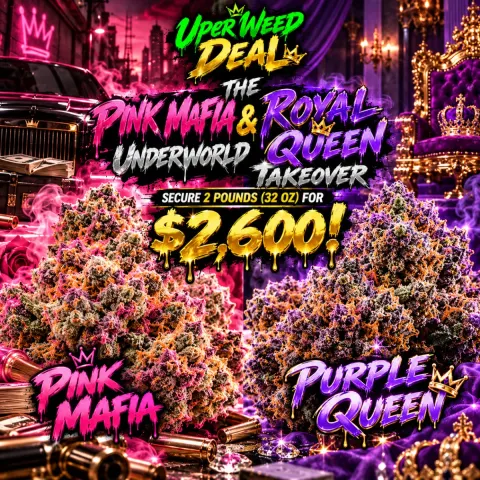 THE PINK MAFIA & ROYAL QUEEN UNDERWORLD TAKEOVER: SECURE 2 POUNDS (32 OZ) FOR $2,600!