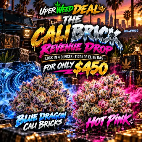 THE CALI BRICK REVENUE DROP: LOCK IN 4 OUNCES (112g) OF ELITE GAS FOR ONLY $450