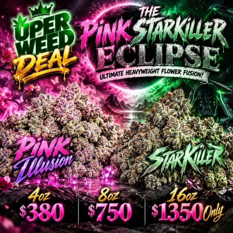 THE PINK STARKILLER ECLIPSE: Ultimate Heavyweight Flower Fusion! [4oz: $380 | 8oz: $750 | 16oz: $1350 Only]