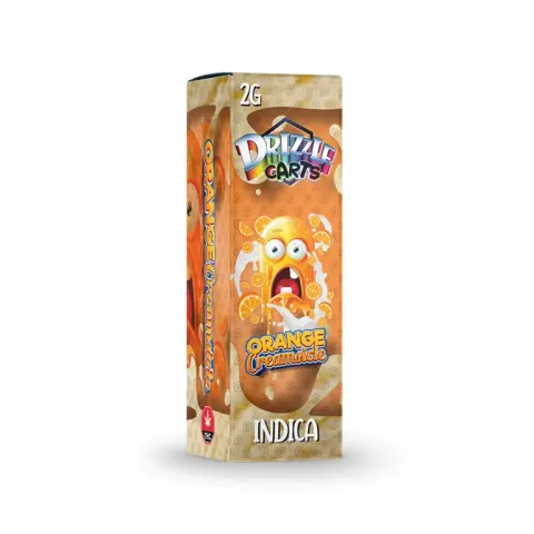 Drizzle 2g Vape Cartridges - Orange Creamsicle
