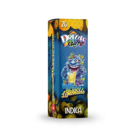 Drizzle 2g Vape Cartridges - Blue Berry Lemonade