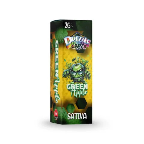 Drizzle 2g Vape Cartridges - Green Apple