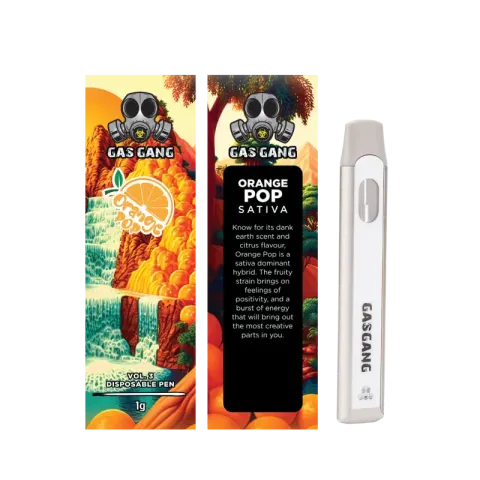 Orange POP Gas Gang 1g THC Vape
