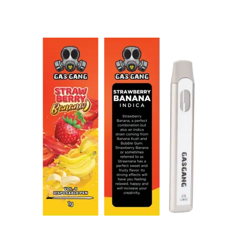 Strawberry Banana Gas Gang 1g THC Vape Pen