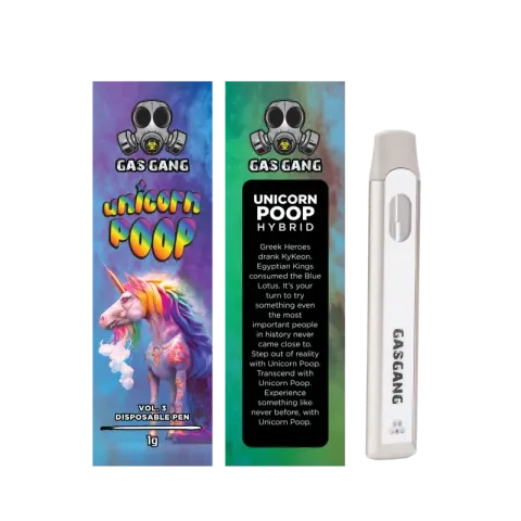 Unicorn Poop Gas Gang 1g THC Vape Pen