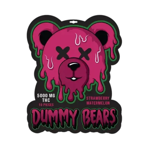 Dummy Bears 5000mg THC Gummies - Strawberry