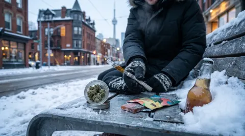 How Toronto's Cold Affects Flower, Carts, Edibles and Drinks