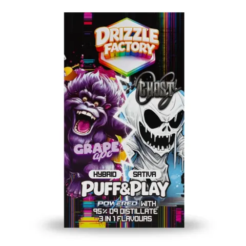 Drizzle Grape Ape/Ghost OG - Puff & Play 6g Vape