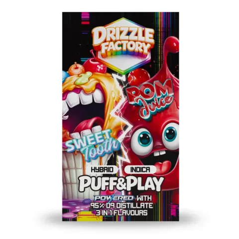 Drizzle Sweet Tooth/POM Juice - Puff & Play 6g Vape