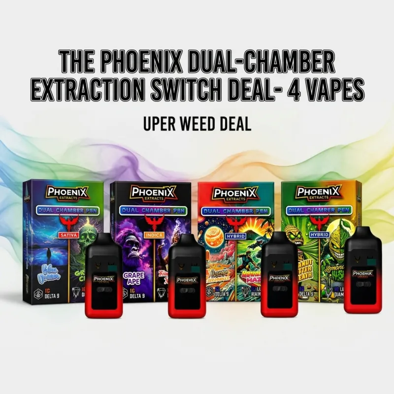 The Phoenix Dual-Chamber Extraction Switch Deal - 4 Vapes