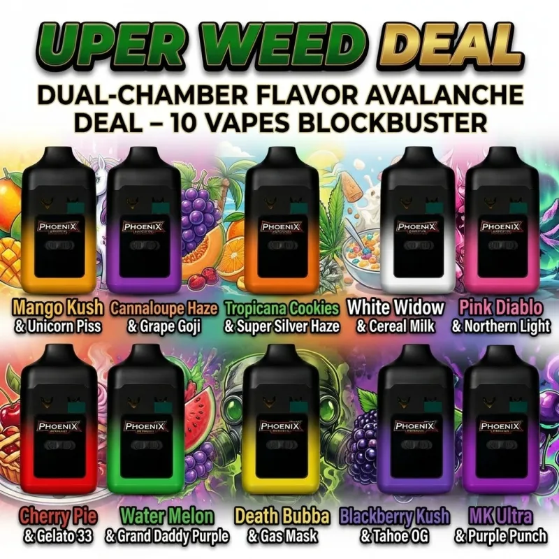 Dual-Chamber Flavor Avalanche Deal – 10 Vapes Blockbuster