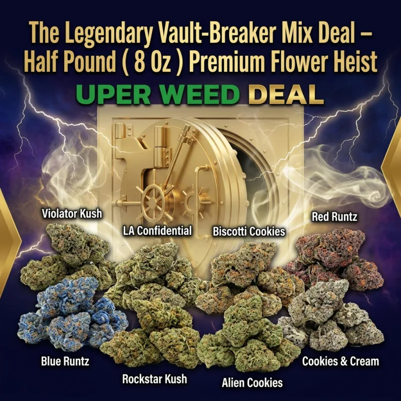 The Legendary Vault-Breaker Mix Deal – Half Pound ( 8 Oz ) Premium Flower Heist product image 2