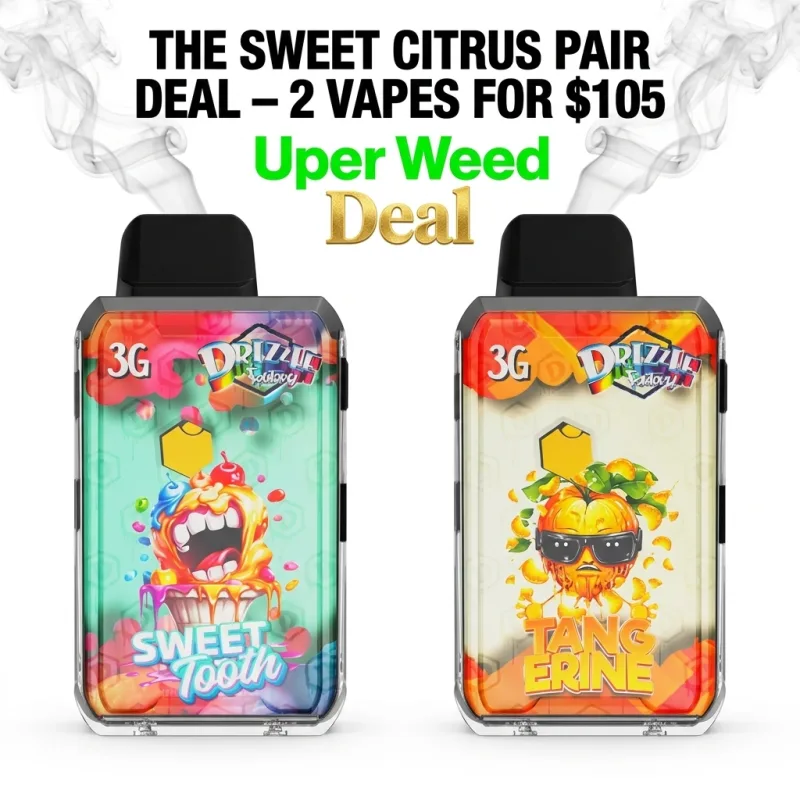The Sweet Citrus Pair Deal – 2 Vapes for $105