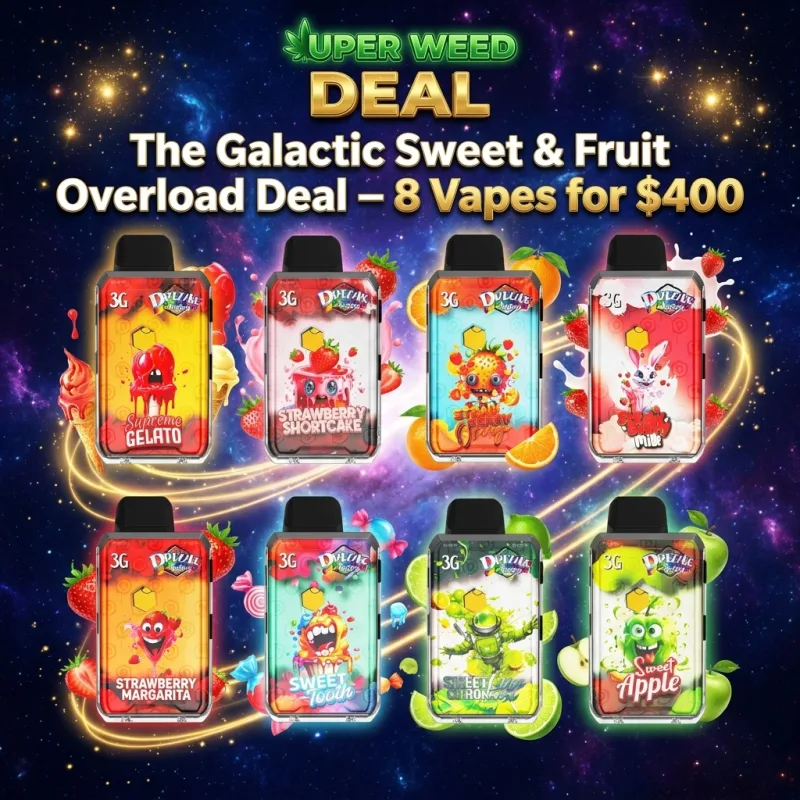 The Galactic Sweet & Fruit Overload Deal – 8 Vapes for $400 product image 2