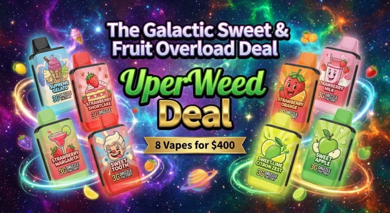The Galactic Sweet & Fruit Overload Deal – 8 Vapes for $400
