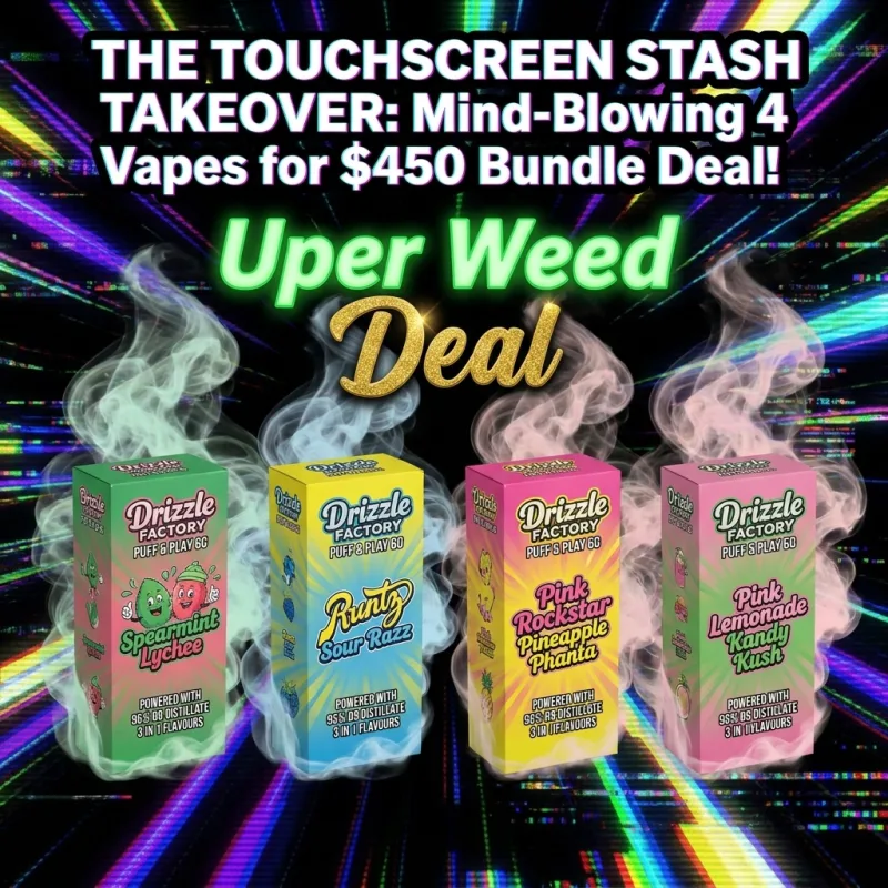 THE TOUCHSCREEN STASH TAKEOVER: Mind-Blowing 4 Vapes for $450 Bundle Deal! product image 2