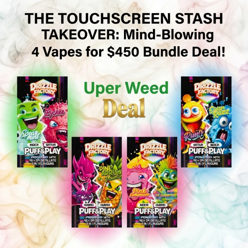 THE TOUCHSCREEN STASH TAKEOVER: Mind-Blowing 4 Vapes for $450 Bundle Deal!