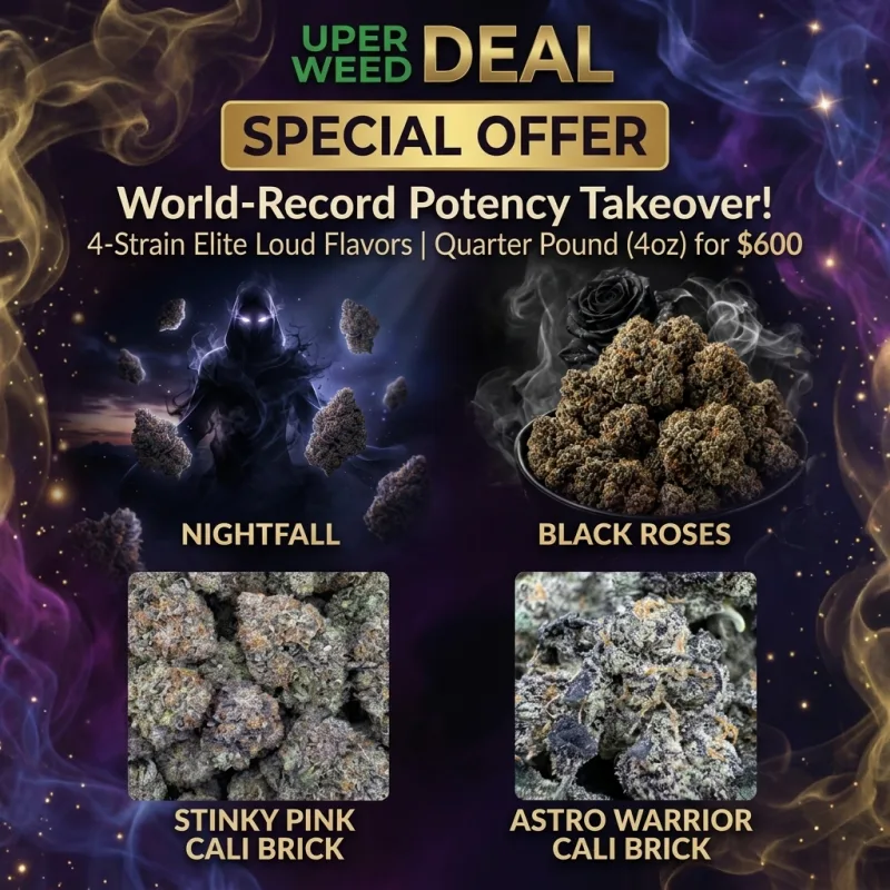World-Record Potency Takeover! 4-Strain Elite Loud Flavors | Quarter Pound (4oz) for $600