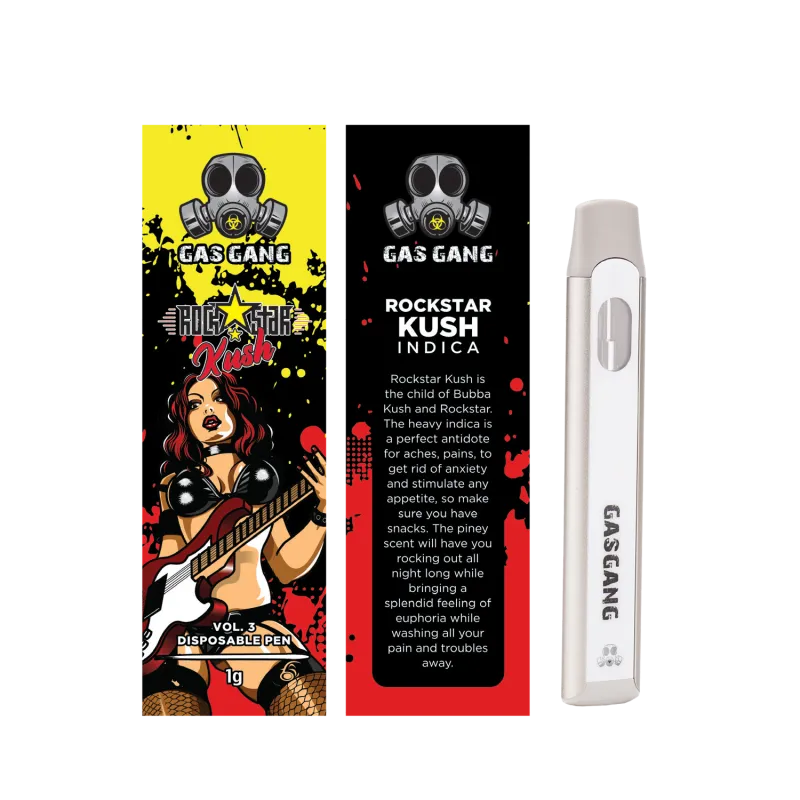 Rockstar Kush Gas Gang 1g THC Vape Pen product image 1